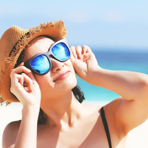 Pode usar as lentes de contato no sol