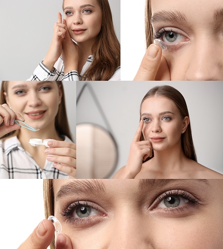 Lentes de contato para adolescentes