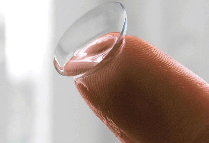 lentes de contato hidrofilicas
