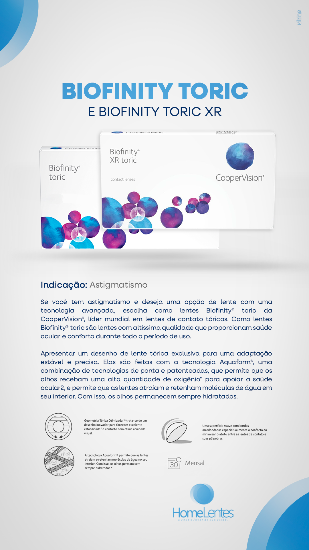 BIOFINITY TORIC E BIOFINITY TORIC XR